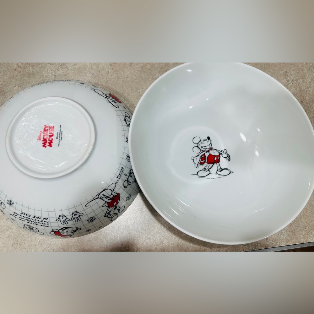 Disney Mickey Mouse Sketchbook serving bowl